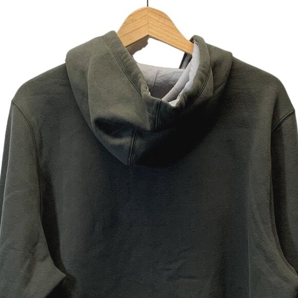 Under Armour Hoodie Mens XL Army Green Loose Drawstring Kangaroo Pocket Pullover - Picture 7 of 9